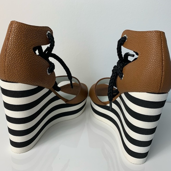 NEW MAXMARA AUSTIN Wedges Sandals - Picture 5 of 8